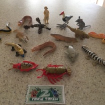 90's Yowie figurines - the kids were stoked to find these at the market.